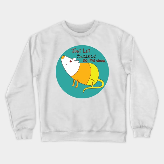 Science the Rat Crewneck Sweatshirt by Caden Davis Designs